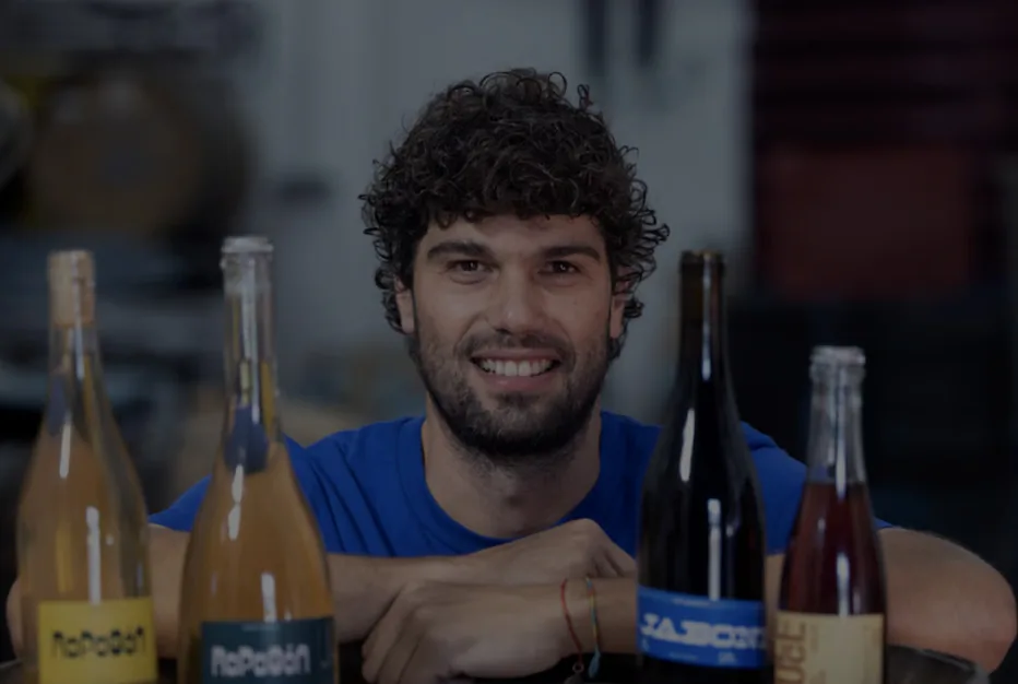 Samuel Párraga, productor de vino natural en Málaga